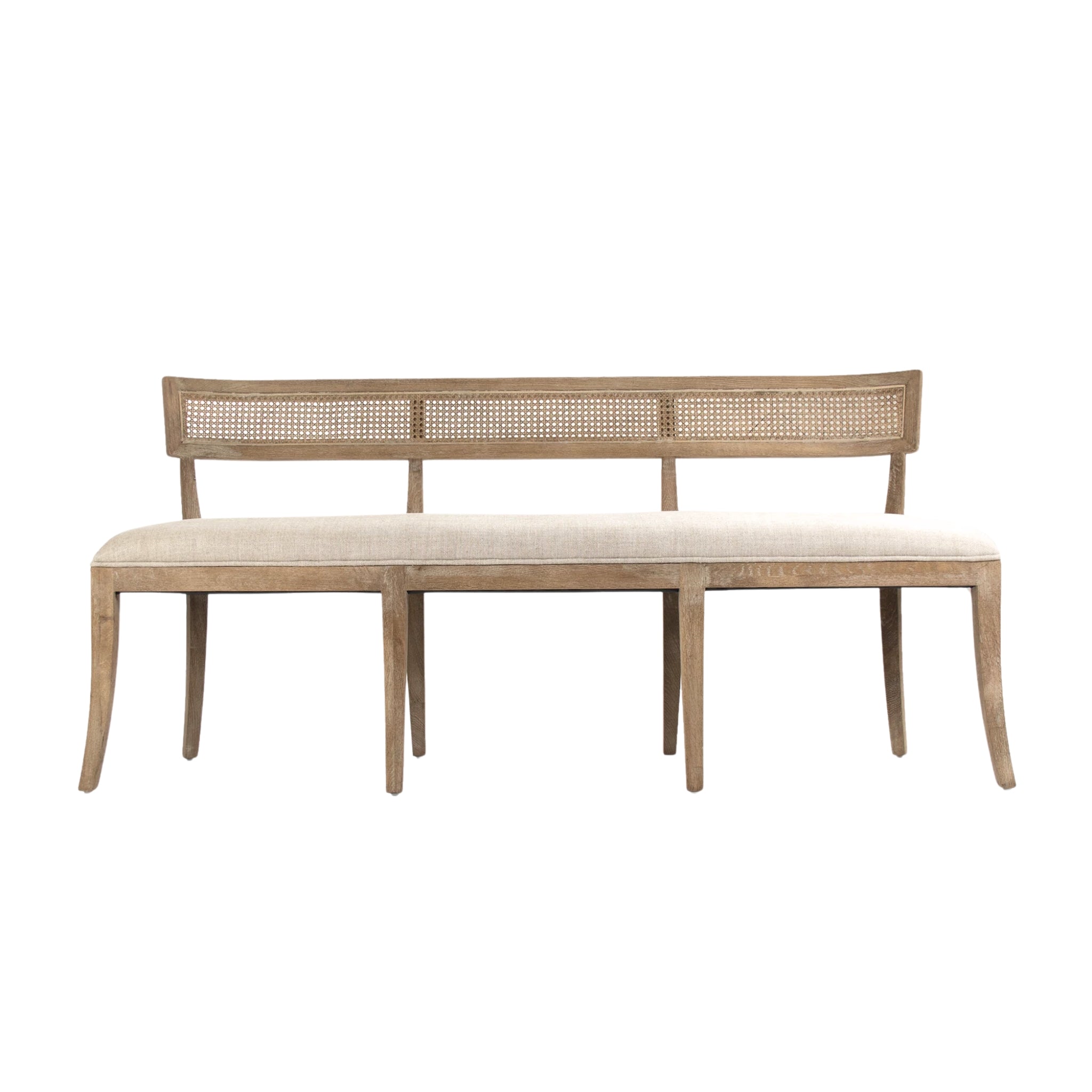 Carvell Caned Dining Bench