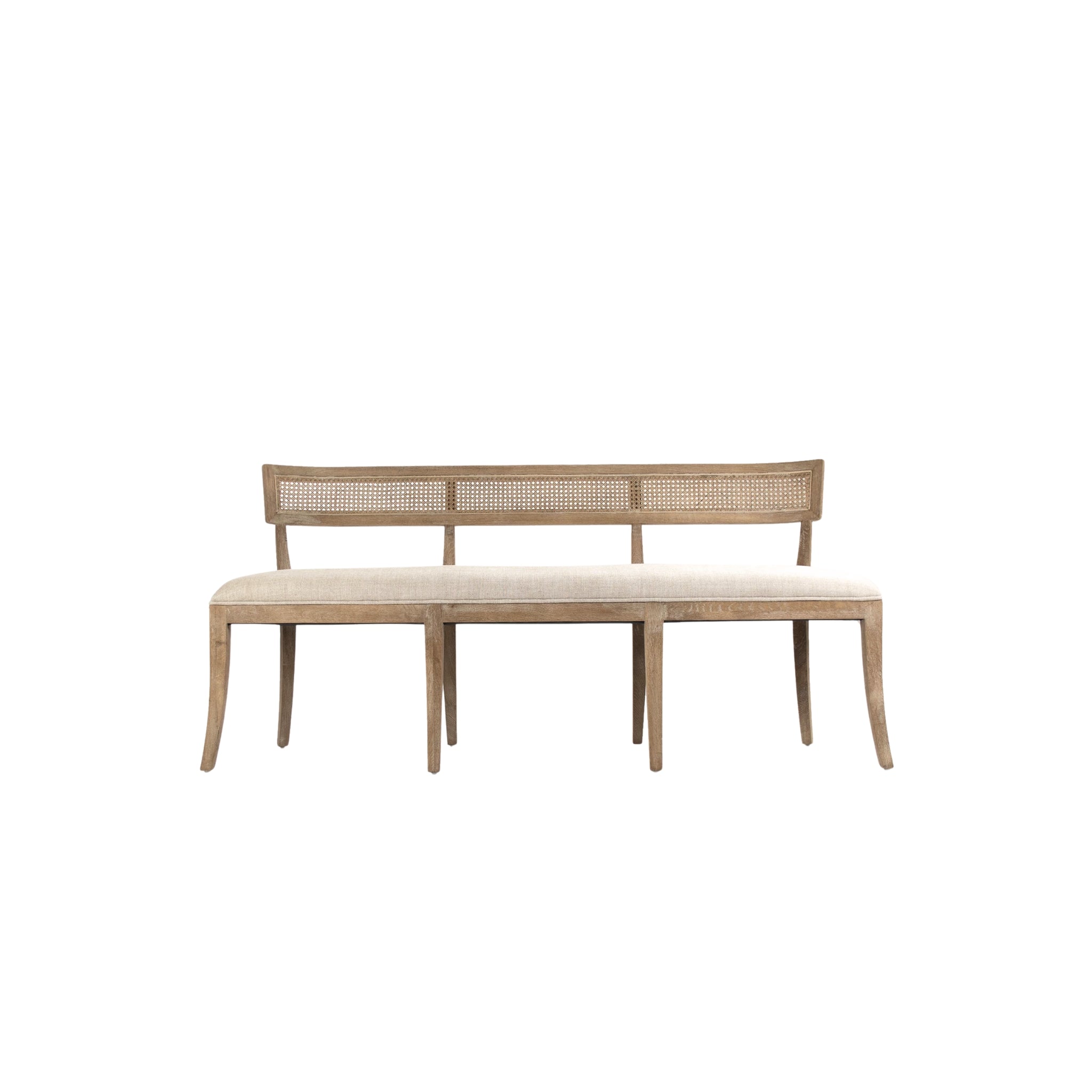 Carvell Caned Dining Bench