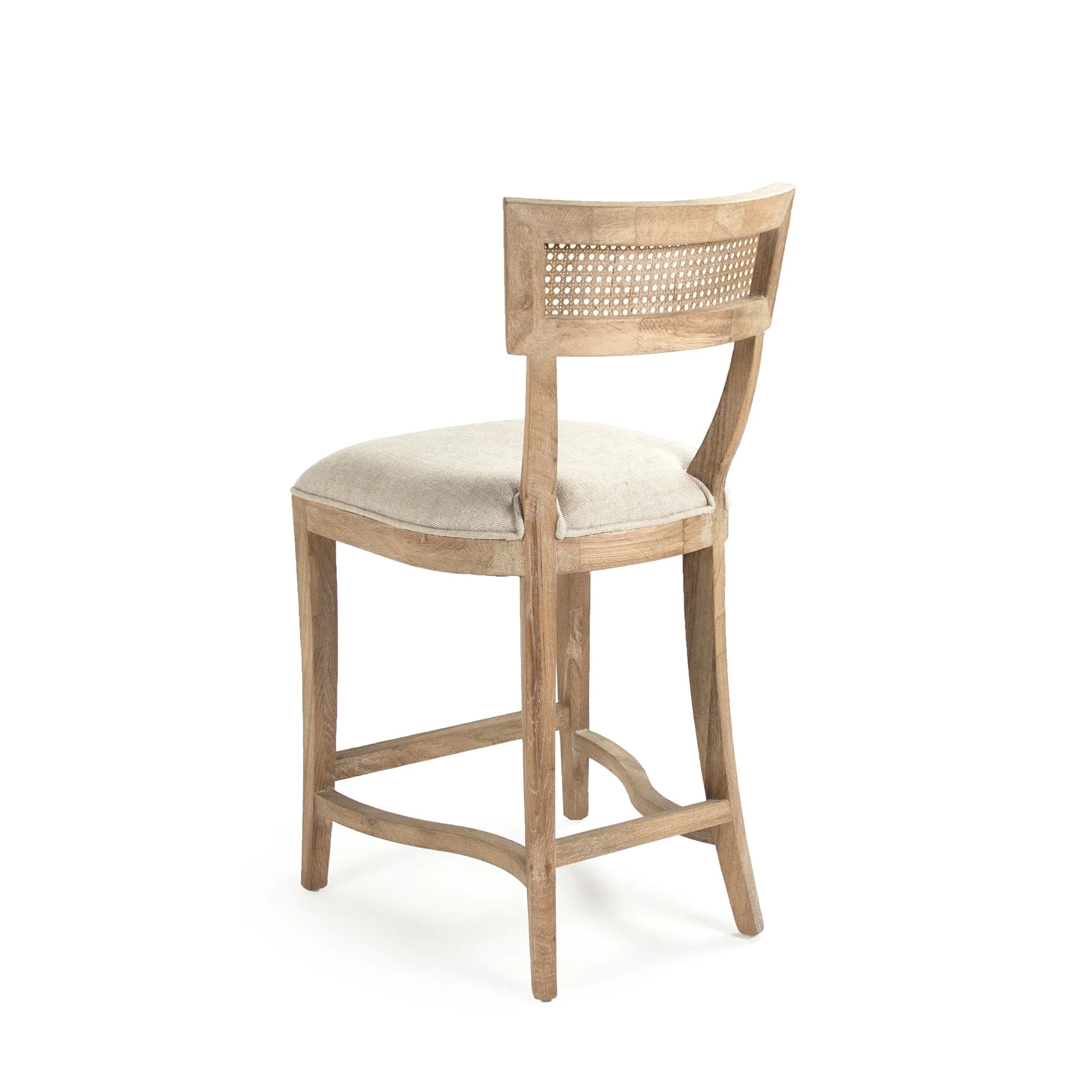 Carvell Caned Back Counter Stool