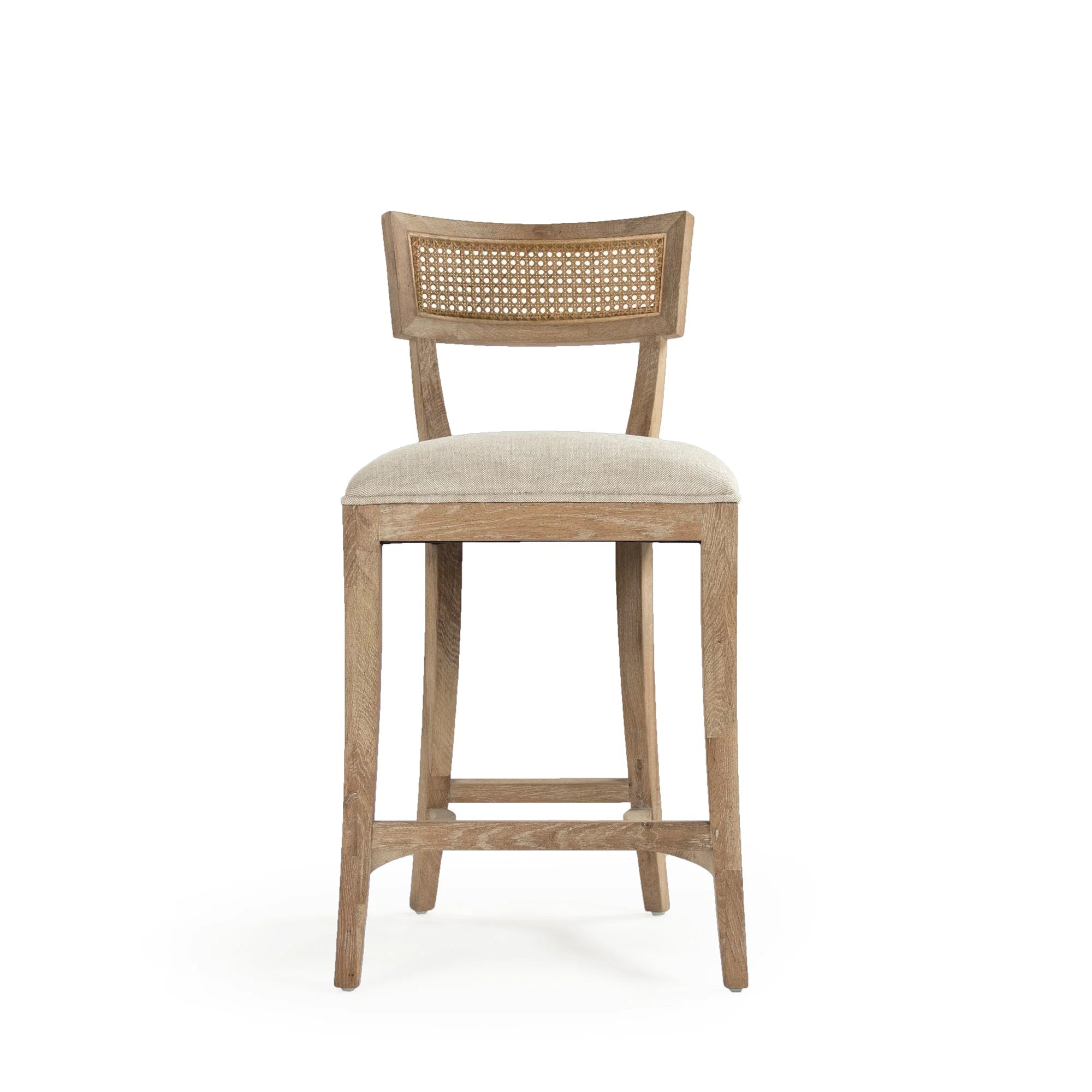 Carvell Caned Back Counter Stool