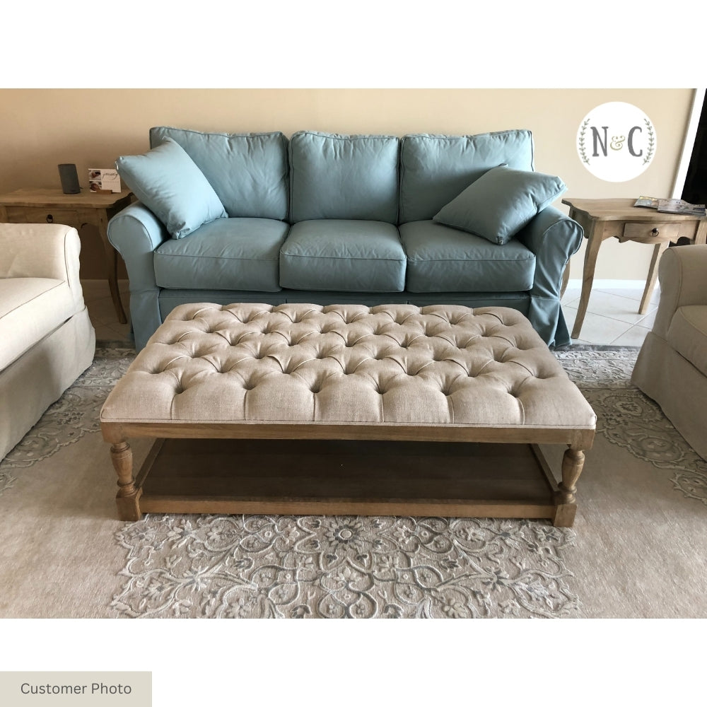 Rectangular Tufted Ottoman