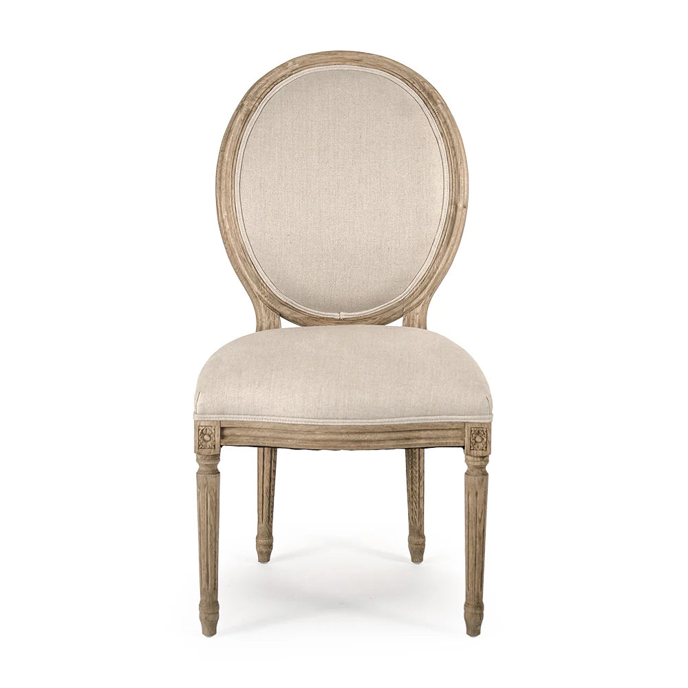 Medallion Side Chair, Natural Oak