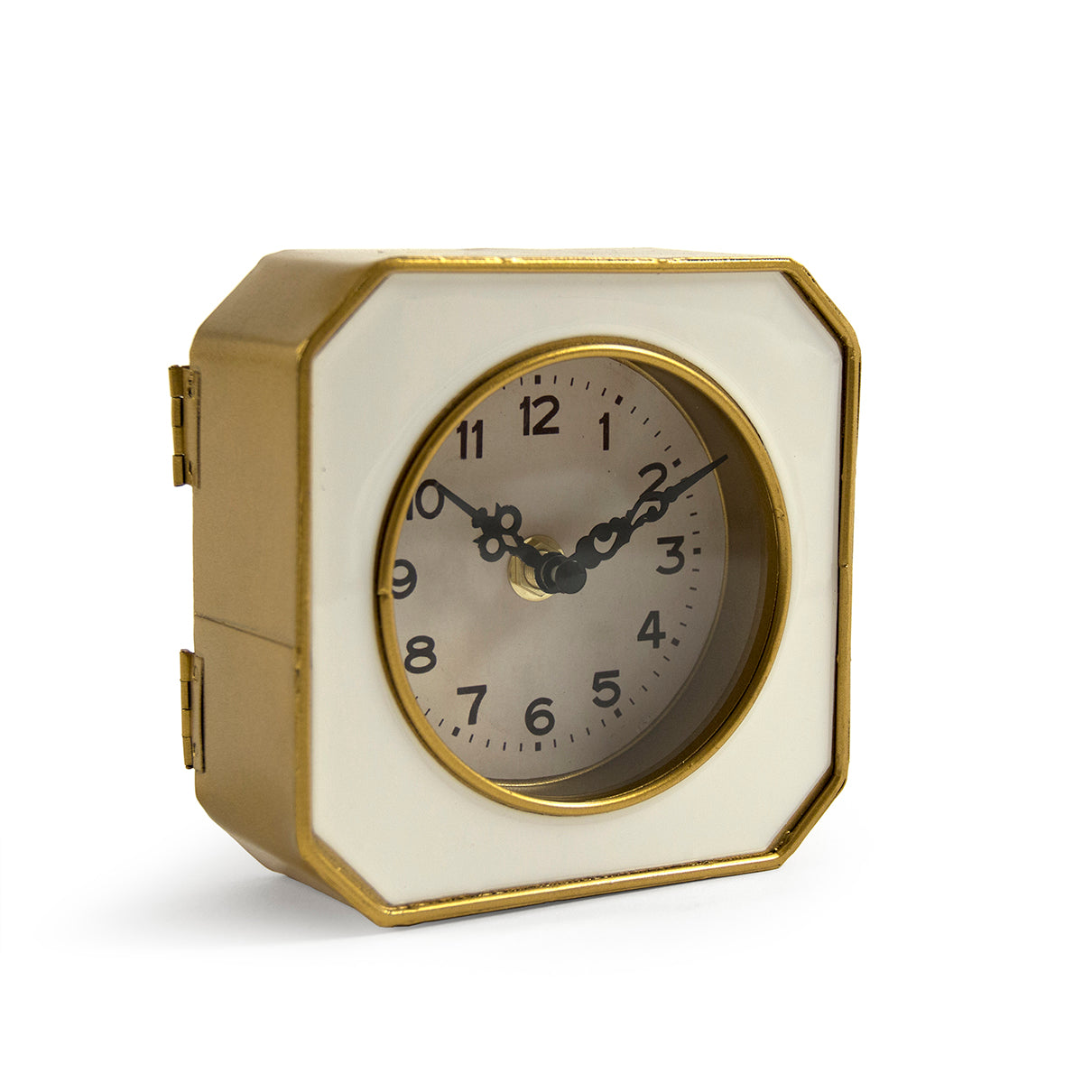 White and Gold Clock